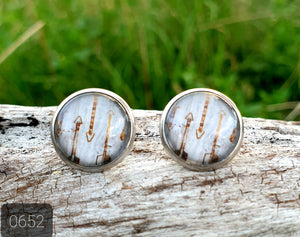 12MM ROUND CAB COWGIRL CANDY EARRINGS - WILD WEST COLLECTION