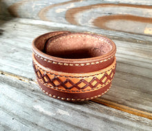Load image into Gallery viewer, Mens/Womens Genuine Leather Cowboy Style Cuff - Adjustable
