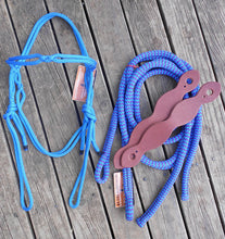 Load image into Gallery viewer, SPLICED BRIDLE and 7 FT SPLIT REINS
