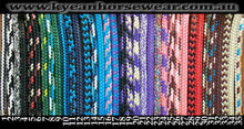 Load image into Gallery viewer, KNOTTED ROPE CHIN STRAP with HORSEHAIR TASSEL
