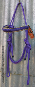 BRAIDED BROWBAND SPLICED BRIDLE HEAD