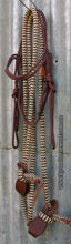 Load image into Gallery viewer, SPLICED BRIDLE and 7 FT SPLIT REINS
